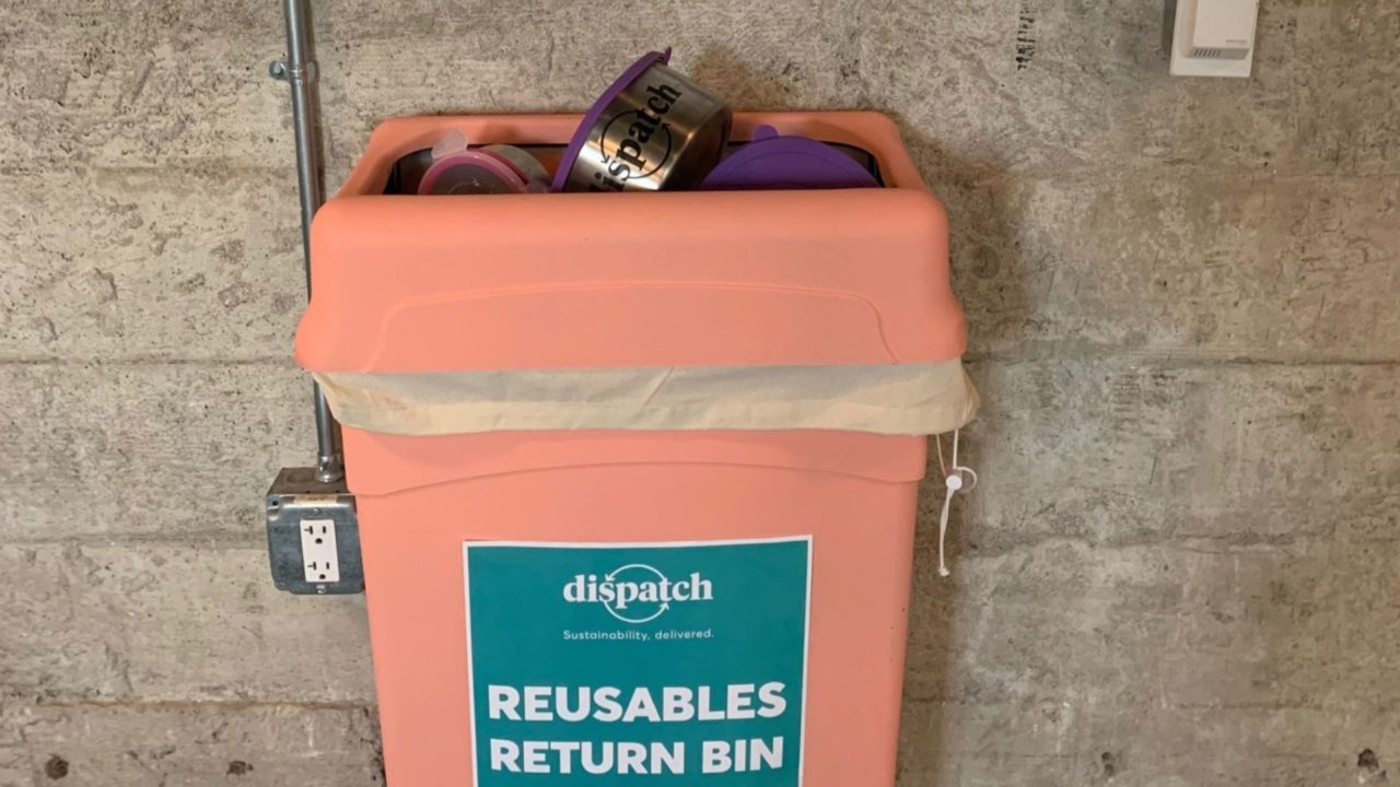 recyclable bin